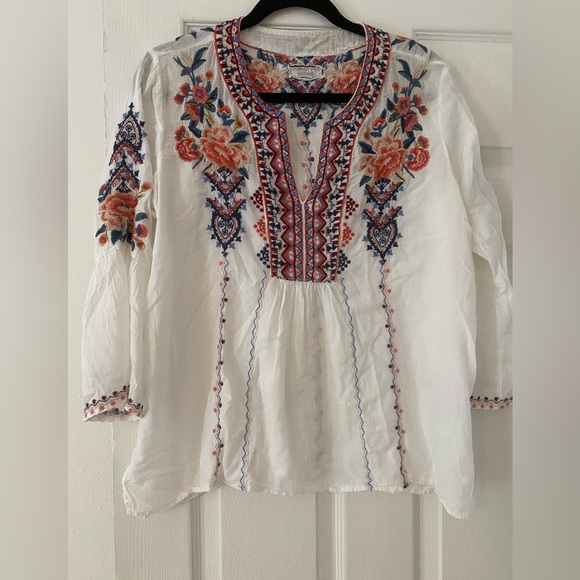 Beautiful Johnny Was Workshop Embroidered Too - Picture 2 of 5